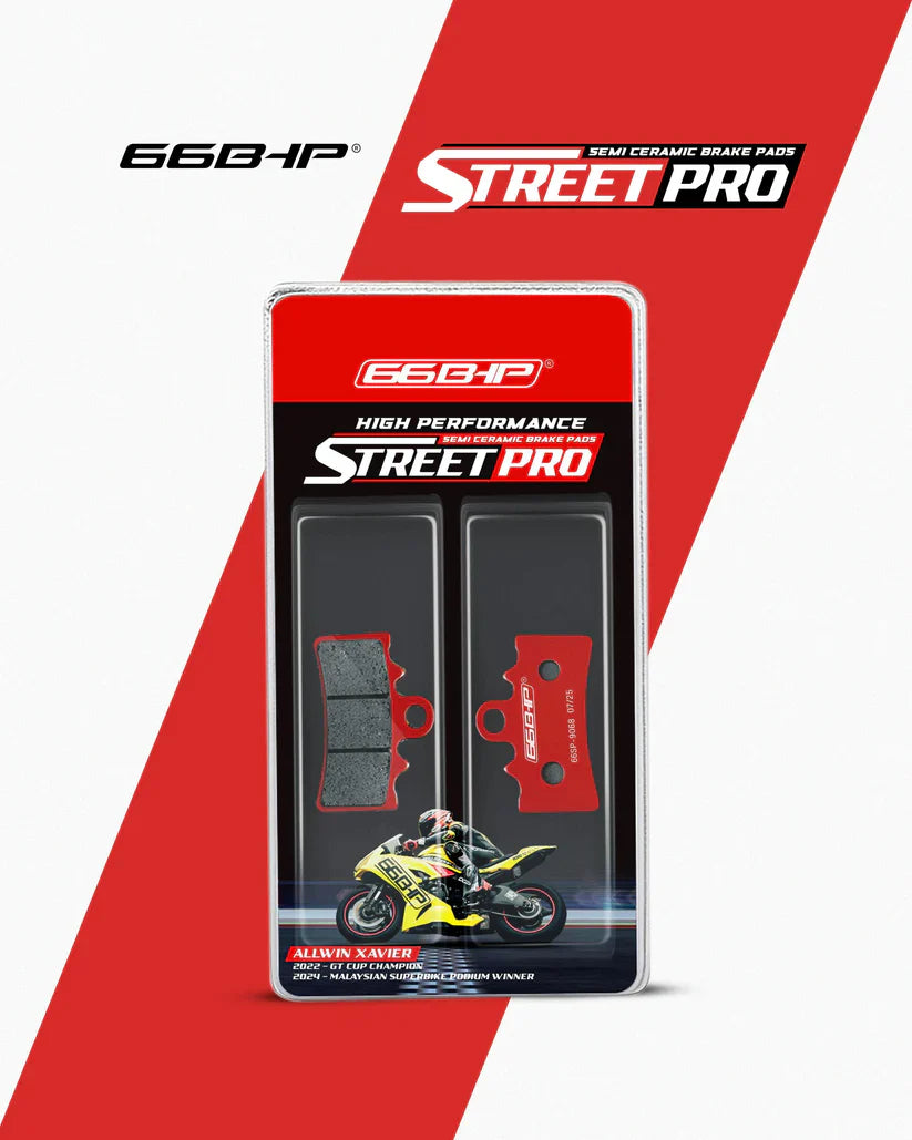 66SP-167 Honda CB 350 RS Street Pro Semi Ceramic Rear Brake Pads