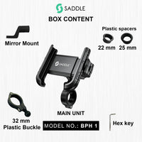 SADDLE BPH 1 Bike/Motorcycle/Scooter Mobile Phone Holder Mount