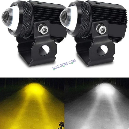 HJG Dual Lens LED Round LED 40W Fog Light Auxiliary Light