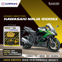 Ceramic Brake Pads For Kawasaki Ninja 1000SX (2020 Onwards) - Rear - CRM434 - 1 Set