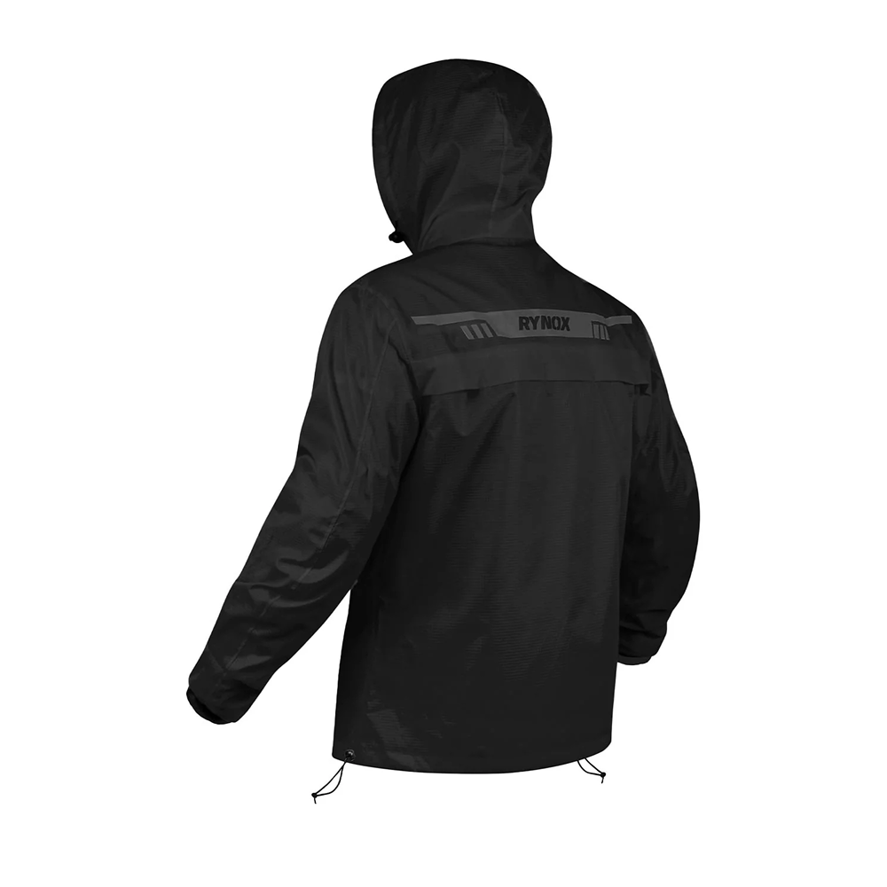 H2GO PRO 3 Rain Jacket (Black) | Rynox