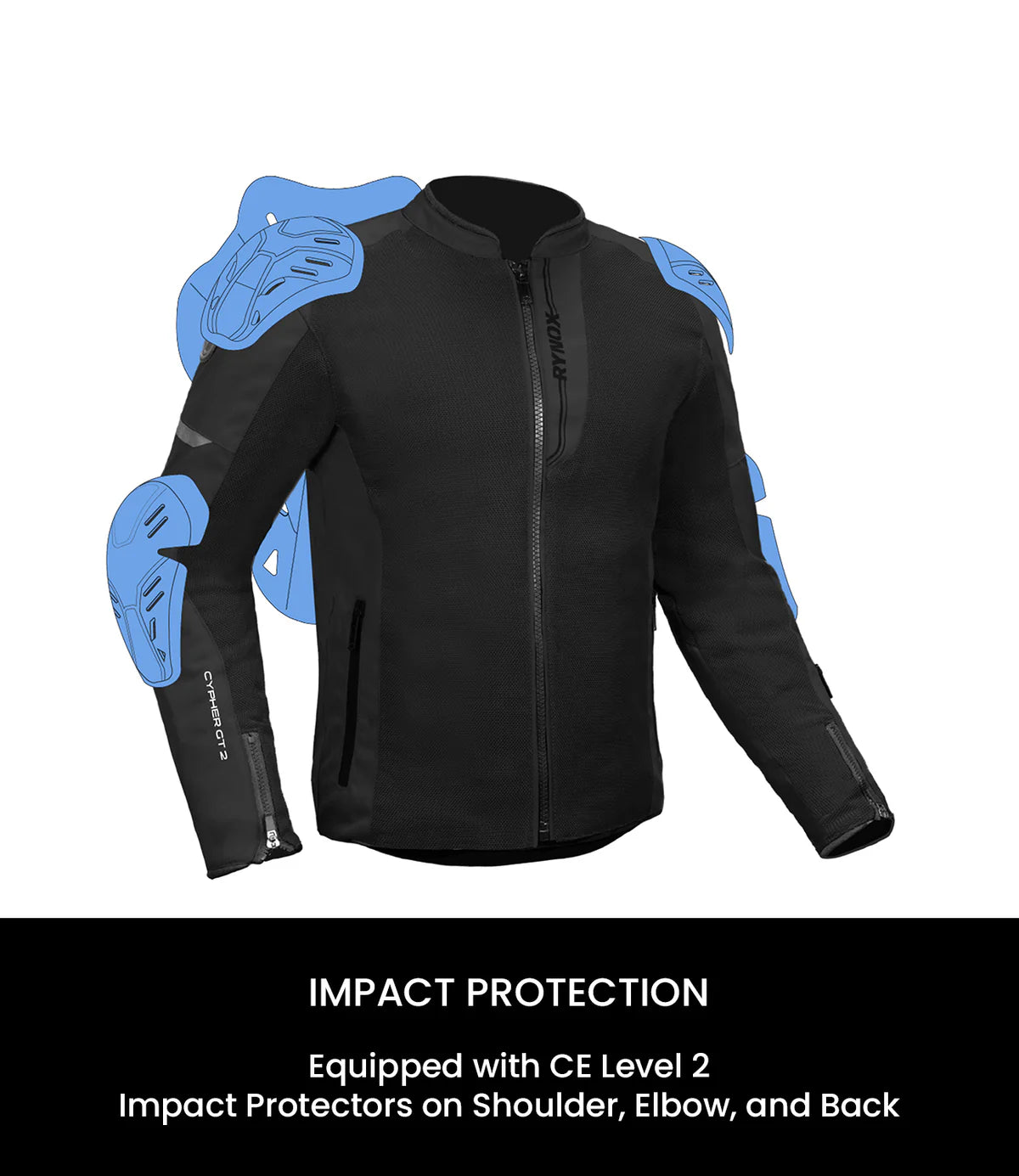 RYNOX CYPHER GT 2 JACKET (ALL BLACK)