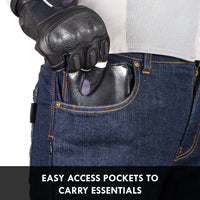 Rynox DOWNTOWN PRO MOTORCYCLE JEANS - CE CERTIFIED CLASS AA - D3O PROTECTORS