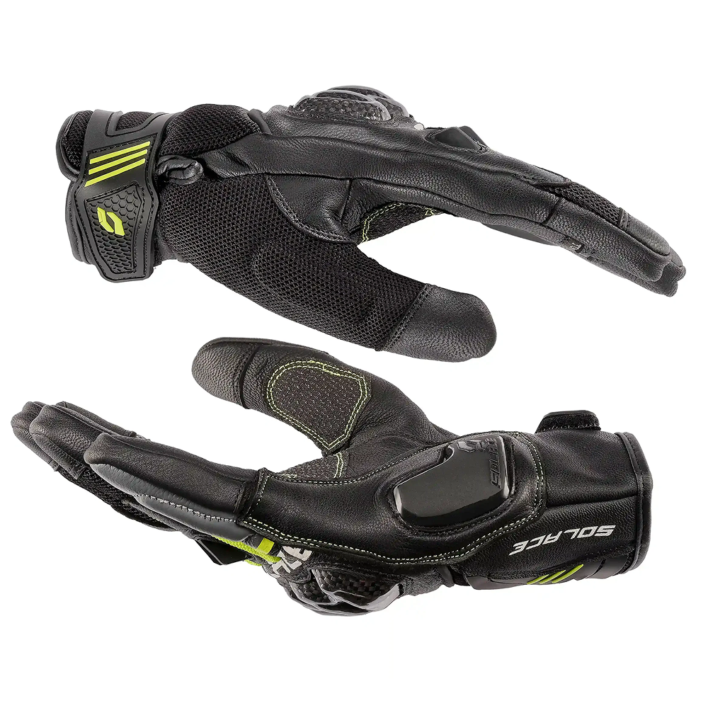 Vento Dualsport Gloves – Glow Neon | SOLACE