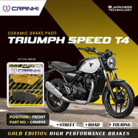 Ceramic Brake Pads For Triumph Speed T4 - Front - CRM859 - 1 Set