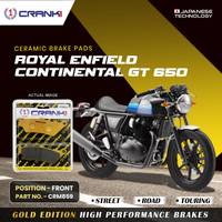 Ceramic Brake Pads For Royal Enfield Continental GT 650 - Front - CRM859 - 1 Set