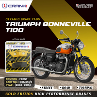 Ceramic Brake Pads For Triumph Bonneville T100 (2008-2015) - Front - CRM651/2 - 1 Set