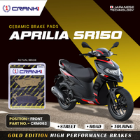 Ceramic Brake Pads For Aprilia SR150 - Front - CRM063 - 1 Set