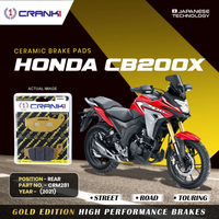 Ceramic Brake Pads For Honda CB200X (2021) - Rear - CRM281 - 1 Set