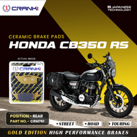 Ceramic Brake Pads For Honda CB350 RS - Rear - CRM761 - 1 Set