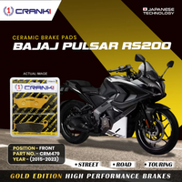 Ceramic Brake Pads For Bajaj Pulsar RS200 (2015-2025) - Front - CRM479 - 1 Set