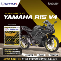 Ceramic Brake Pads For Yamaha R15 V4 (2022-2025) - Front - CRM479 - 1 Set