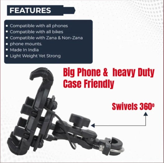 Zana- Universal Mobile Holder with Touch Charger