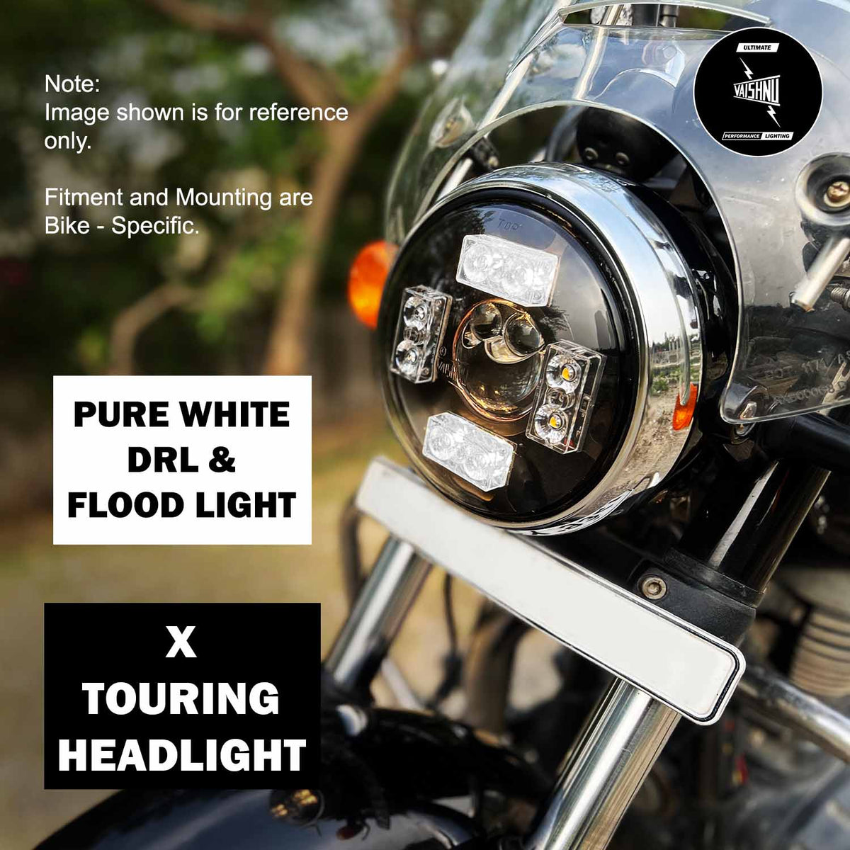 Vaishnu LED Touring Headlight