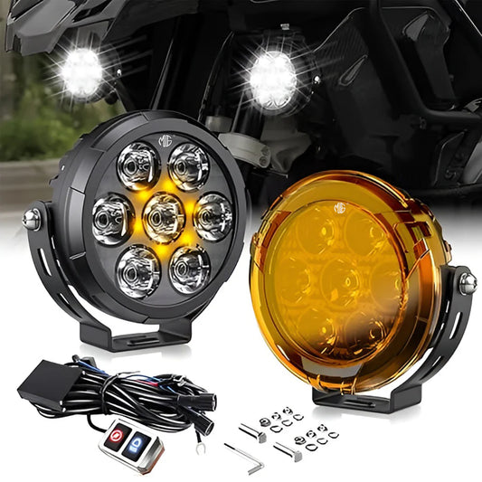 VK 70 Pro 90W piece, LED Auxiliary Fog Lights with DRL