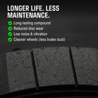 66SP-167 Honda CB 350 RS Street Pro Semi Ceramic Rear Brake Pads