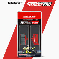 66SP-167 Honda CB 350 RS Street Pro Semi Ceramic Rear Brake Pads