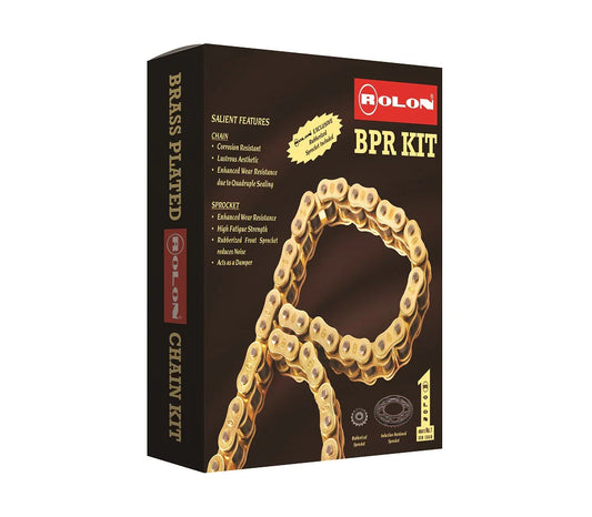 Rolon Brass Chain & Sprocket Kit 15T/38T 110L for Royal Enfield Himalayan – ORC 329NF