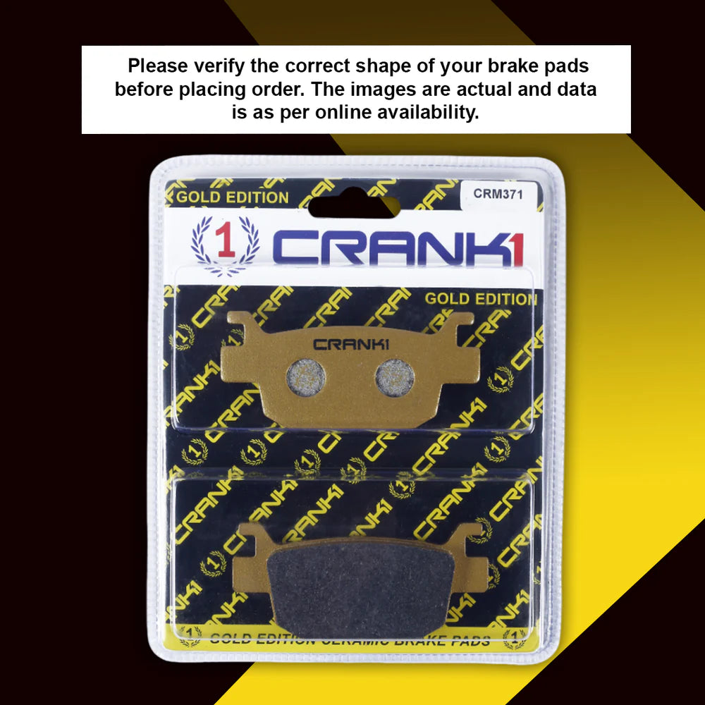 Ceramic Brake Pads For Benelli TNT 300 - Rear - CRM371 - 1 Set