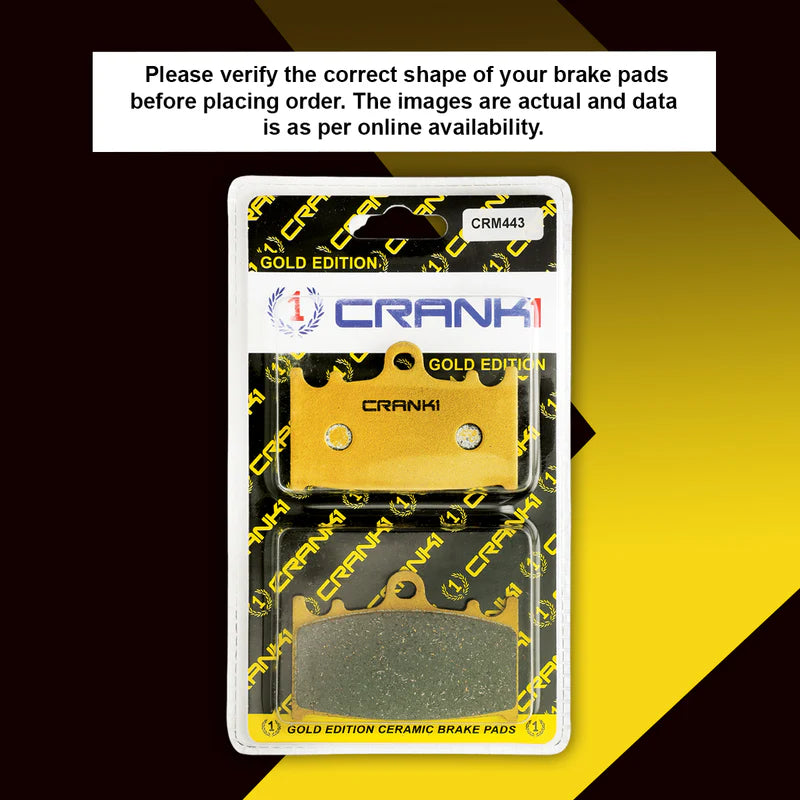 Ceramic Brake Pads For Kawasaki Versys 1000 - Front - CRM443 - 2 Sets
