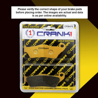 Ceramic Brake Pads For Harley Davidson X 440 (2023 Onwards) - Front - CRM479 - 1 Set