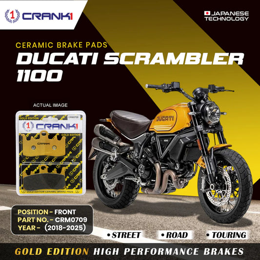 Ceramic Brake Pads For Ducati Scrambler 1100 (2018-2025) - Front - CRM0709 - 2 Sets