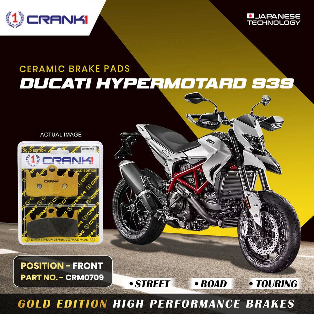 Ceramic Brake Pads For Ducati Hypermotard 939 - Front - CRM0709 - 2 Sets