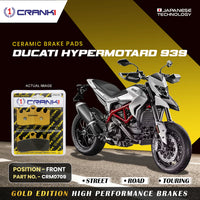 Ceramic Brake Pads For Ducati Hypermotard 939 - Front - CRM0709 - 2 Sets