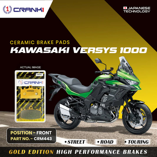 Ceramic Brake Pads For Kawasaki Versys 1000 - Front - CRM443 - 2 Sets
