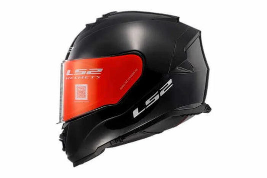 LS2 STORM II SOLID GLOSS BLACK