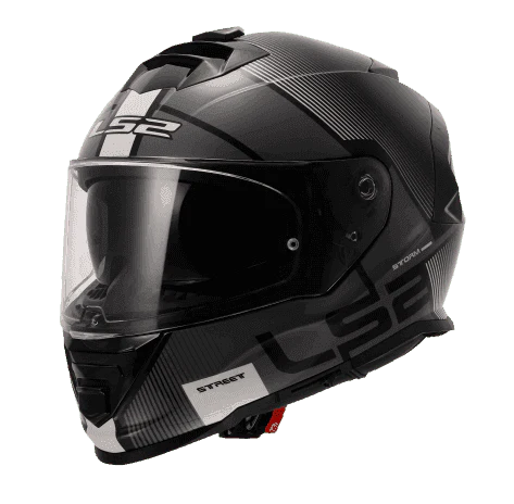 LS2 FF800 STORM II EPIC BLACK WHITE