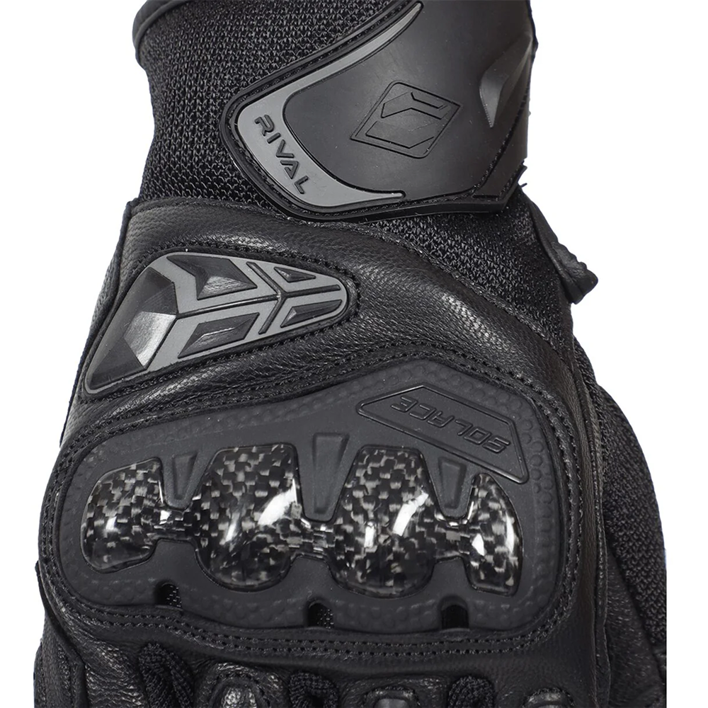 Rival Carbon CE Gloves (Black) | SOLACE