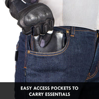 Rynox DOWNTOWN PRO MOTORCYCLE JEANS - CE CERTIFIED CLASS AA - RHEON PROTECTORS