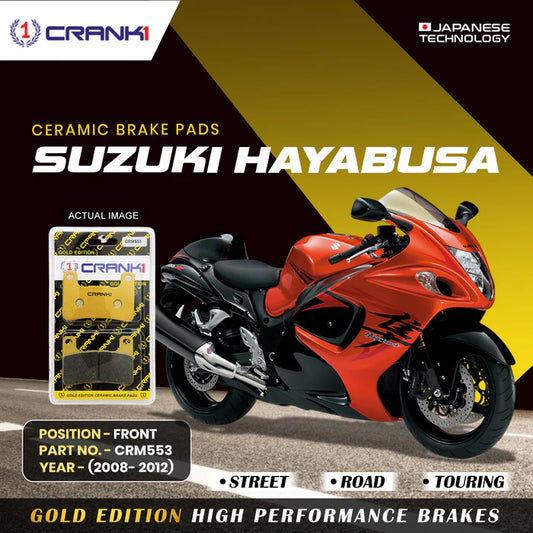Ceramic Brake Pads For Suzuki Hayabusa (2008-2012) - Front - CRM553 - 2 Sets