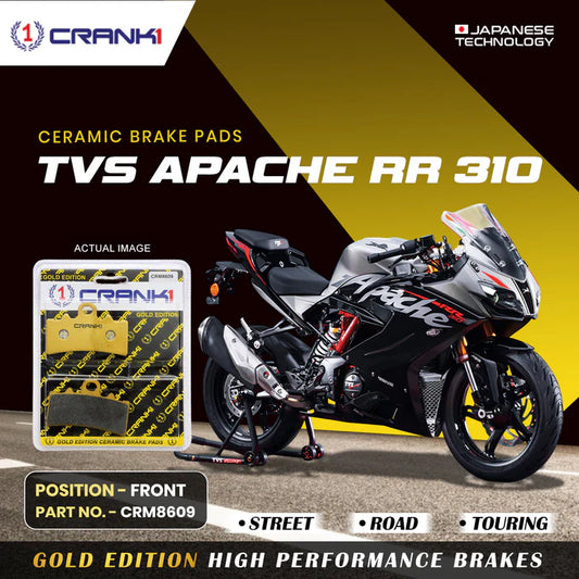 Ceramic Brake Pads For TVS Apache RR 310 - Front - CRM8609 - 1 Set
