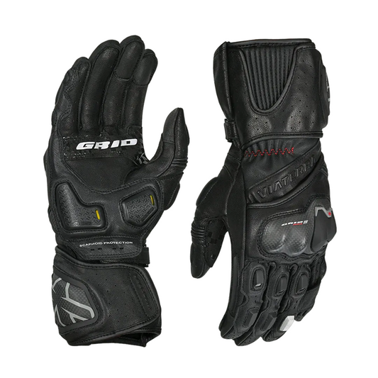 Grid MK3 Full Gauntlet Riding Gloves | Viaterra