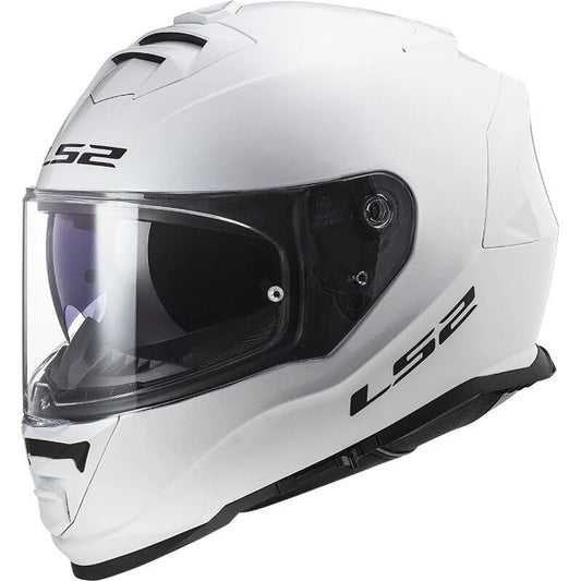 LS2 STORM II SOLID WHITE