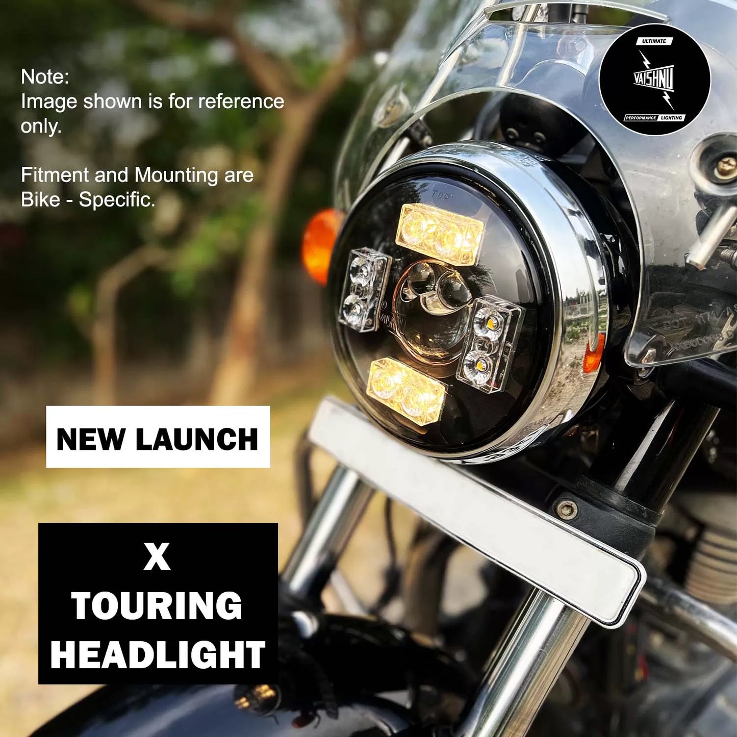 Vaishnu LED Touring Headlight