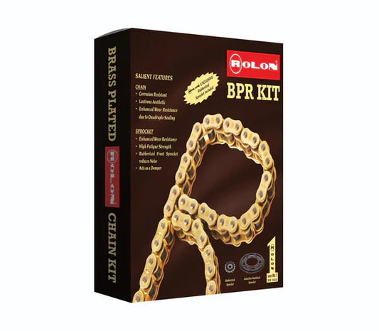 Rolon Brass Chain Sprocket Kit for Triumph Speed 400 & Scrambler 400 HXRC 452NF