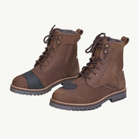 Raida BRONSON - RETRO MOTORCYCLE RIDING BOOTS FOR MEN (BROWN)