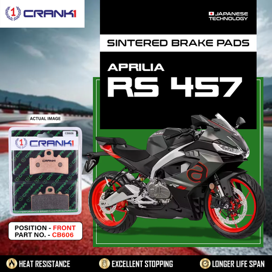 Sintered Brake Pads For Aprilia RS 457 - Front - CB606 - 1 Set