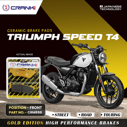 Ceramic Brake Pads For Triumph Speed T4 - Front - CRM859 - 1 Set