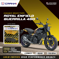 Ceramic Brake Pads For Royal Enfield Guerrilla 450 (2024 Onwards) - Front - CRM859 - 1 Set