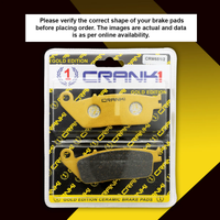 Ceramic Brake Pads For Kawasaki Versys-X 300 - Front - CRM651/2 - 1 Set