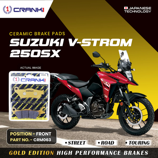 Ceramic Brake Pads For Suzuki V-Strom 250SX - Front - CRM063 - 1 Set