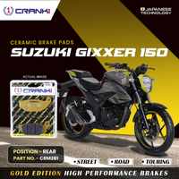 Ceramic Brake Pads For Suzuki Gixxer 150 - Rear - CRM281 - 1 Set
