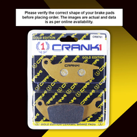 Ceramic Brake Pads For Yamaha R15 V2 - Rear - CRM761 - 1 Set