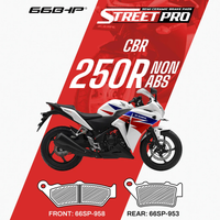66SP-958 Honda CBR 250R (NON ABS) Street Pro Semi Ceramic Front Brake Pads