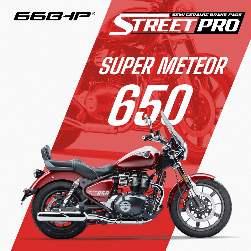 66SP-958 Royal Enfield Super Meteor 650 Street Pro Semi Ceramic Front Brake Pads
