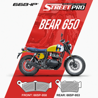 66SP-958 Royal Enfield Bear 650 Street Pro Semi Ceramic Front Brake Pads